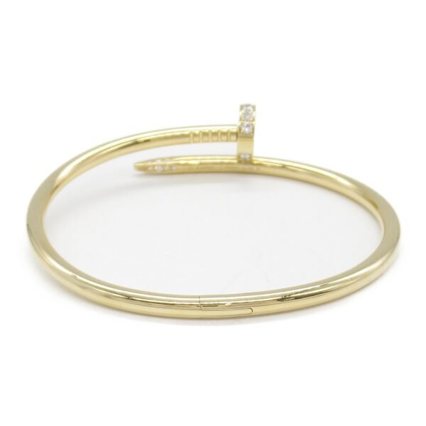 Cartier Juste un Clou Diamond Bracelet K18 Yellow Gold - Image 2