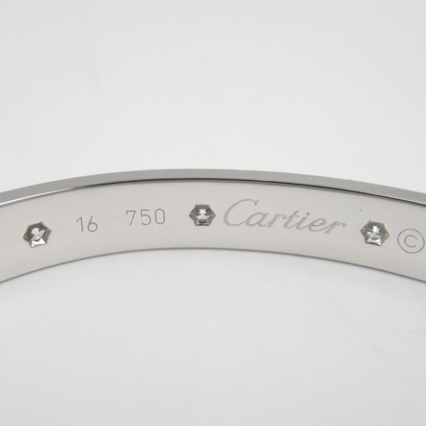 Cartier Love Bracelet 10P Diamond K18WG - Image 4