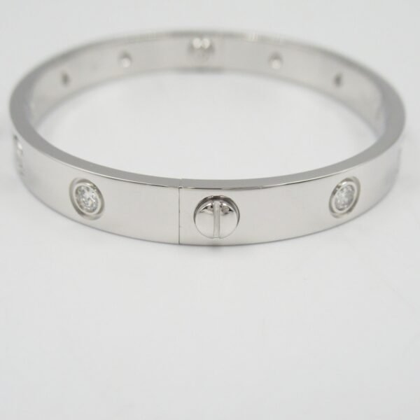 Cartier Love Bracelet 10P Diamond K18WG - Image 5