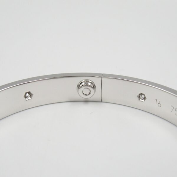 Cartier Love Bracelet 10P Diamond K18WG - Image 6