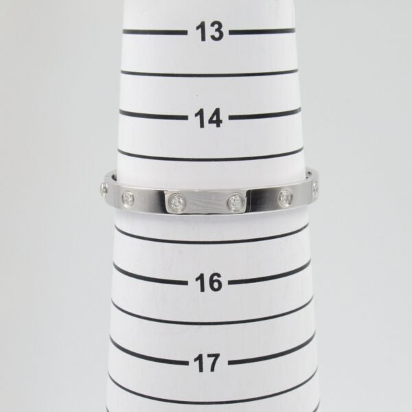 Cartier Love Bracelet 10P Diamond K18WG - Image 7