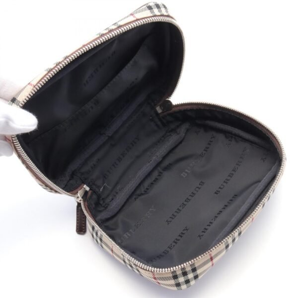 Burberry Canvas Leather Pouch - Image 3