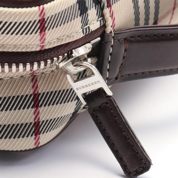 Burberry Canvas Leather Pouch - Image 4