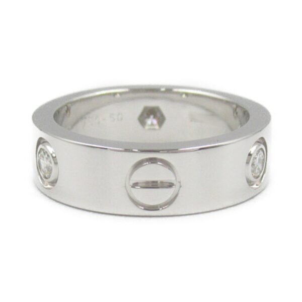 Cartier Love Ring 3P Diamond K18WG - Image 3