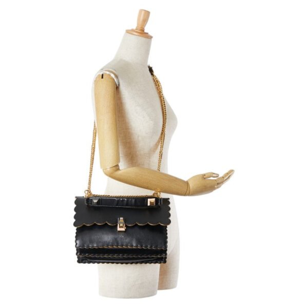 Fendi Leather Kan I Chain Shoulder Bag 8BT283 - Image 7