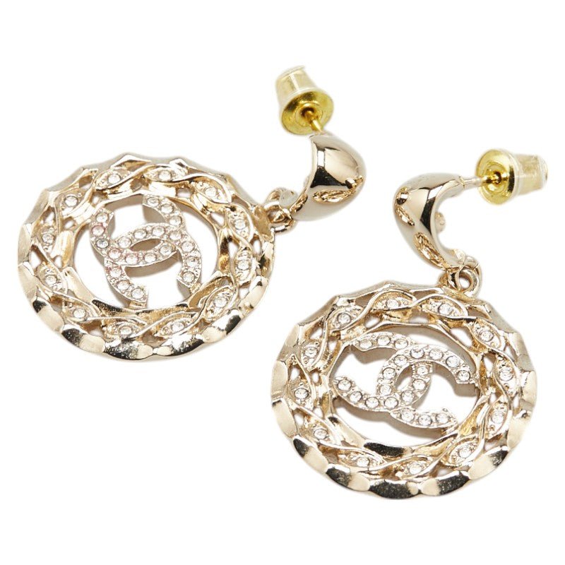 Chanel Coco Mark Rhinestone Earrings