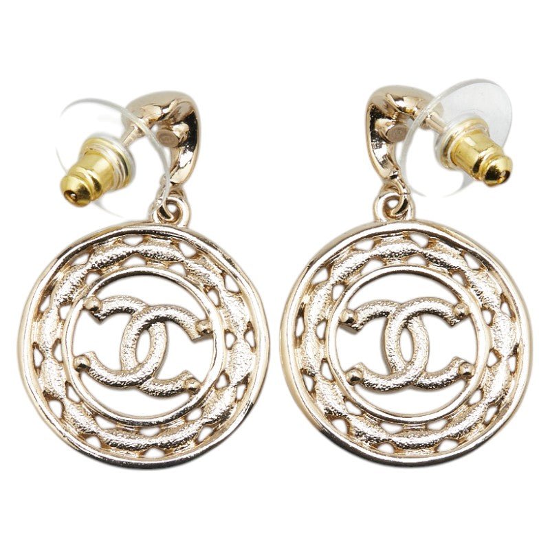 Chanel Coco Mark Rhinestone Earrings - Image 3