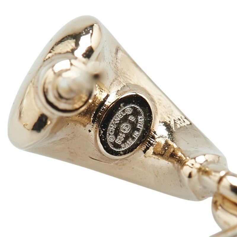 Chanel Coco Mark Rhinestone Earrings - Image 4