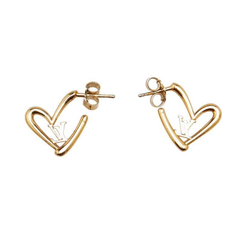Louis Vuitton Heart Falling Love PM Earrings M00463 - Image 3