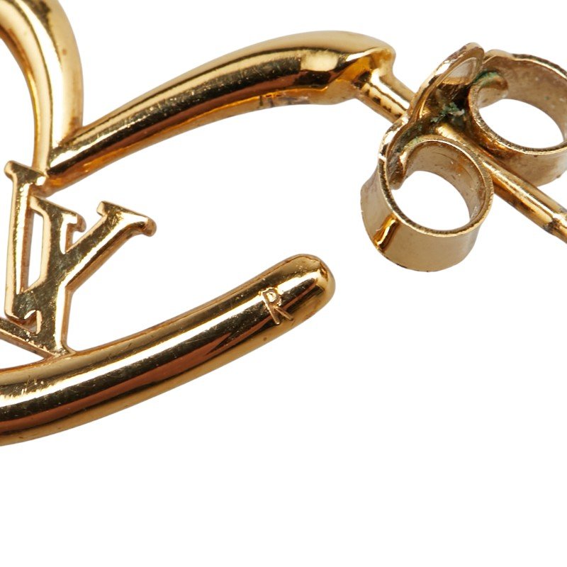 Louis Vuitton Heart Falling Love PM Earrings M00463 - Image 5