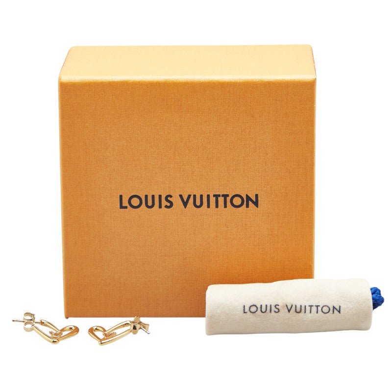 Louis Vuitton Heart Falling Love PM Earrings M00463 - Image 6