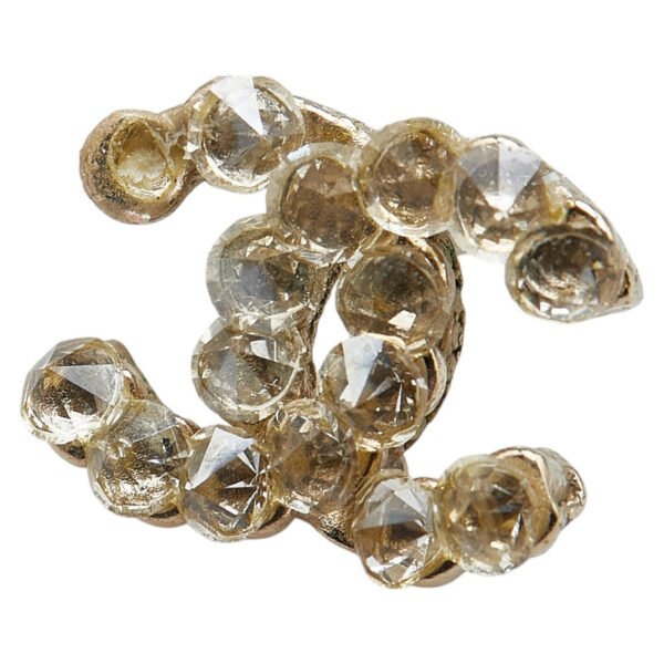 Chanel Coco Mark Rhinestone Earrings - Image 4