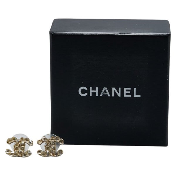 Chanel Coco Mark Rhinestone Earrings - Image 6