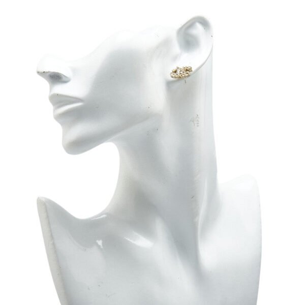 Chanel Coco Mark Rhinestone Earrings - Image 7
