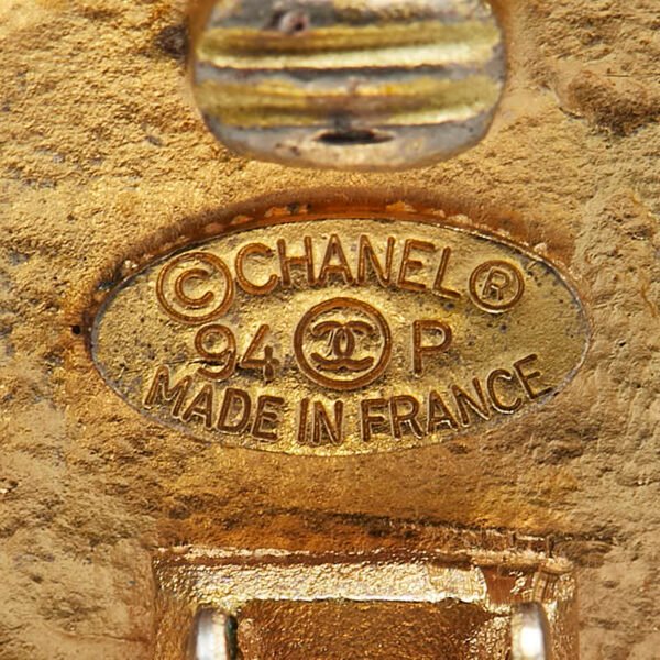 Chanel Vintage Coco Mark Round Ball Earrings - Image 4