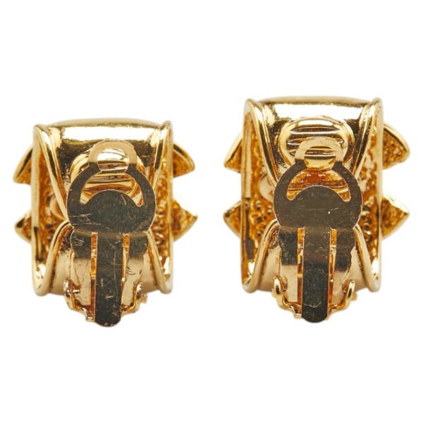 Chanel Vintage Coco Mark Earrings Gold - Image 3