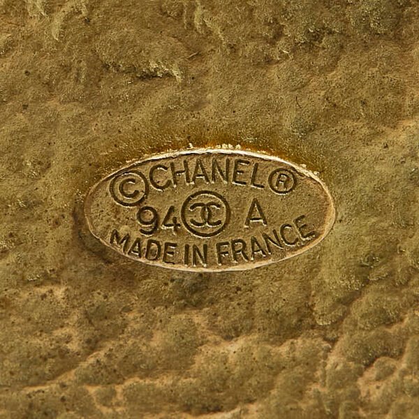 Chanel Vintage Coco Mark Brooch Gold - Image 3