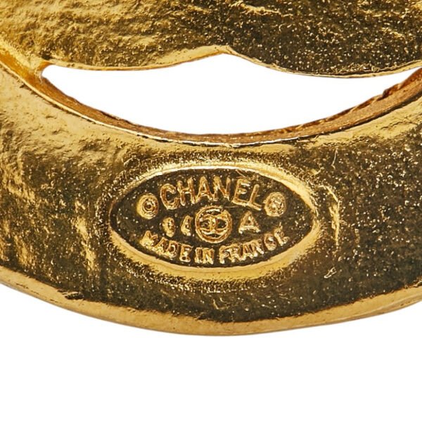 Chanel Vintage Coco Mark Necklace Gold Plated - Image 5