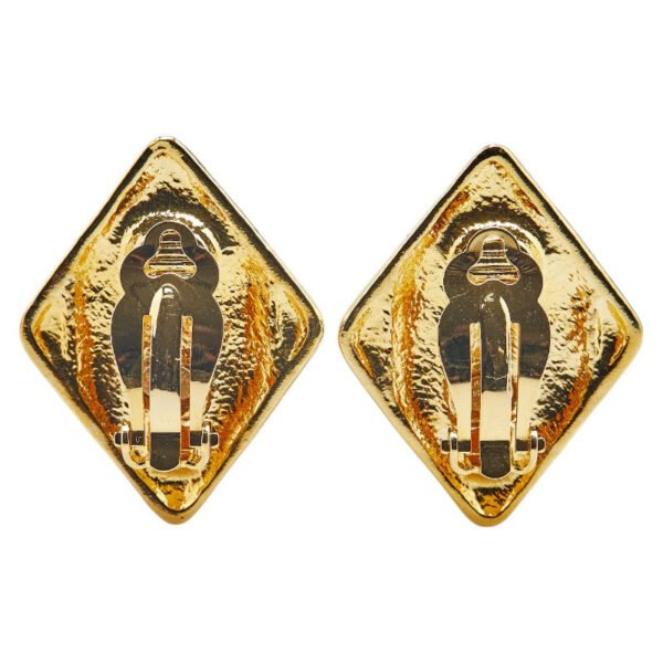 Chanel Vintage Coco Mark Earrings Gold - Image 2