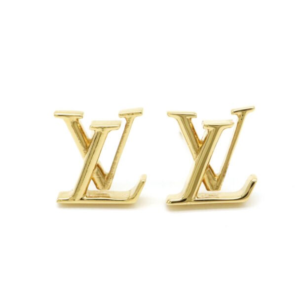 Louis Vuitton Eclipse Hoop Earrings Gold M00763 - Image 4