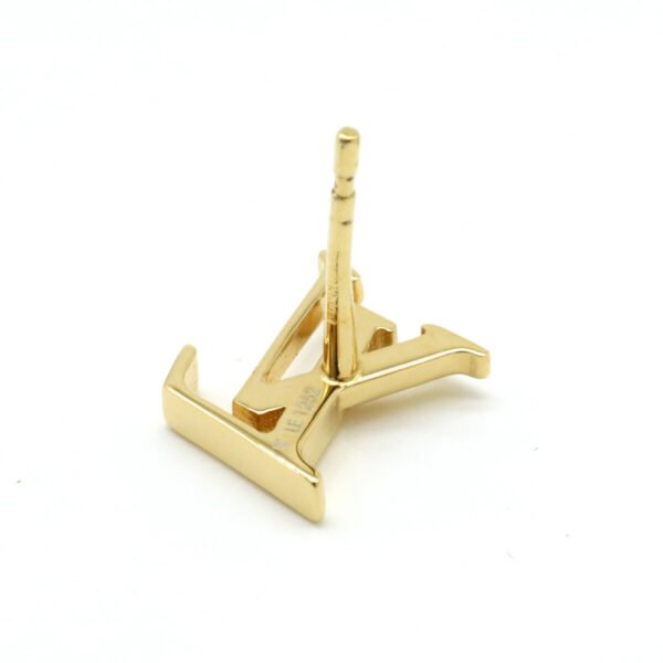 Louis Vuitton Eclipse Hoop Earrings Gold M00763 - Image 6