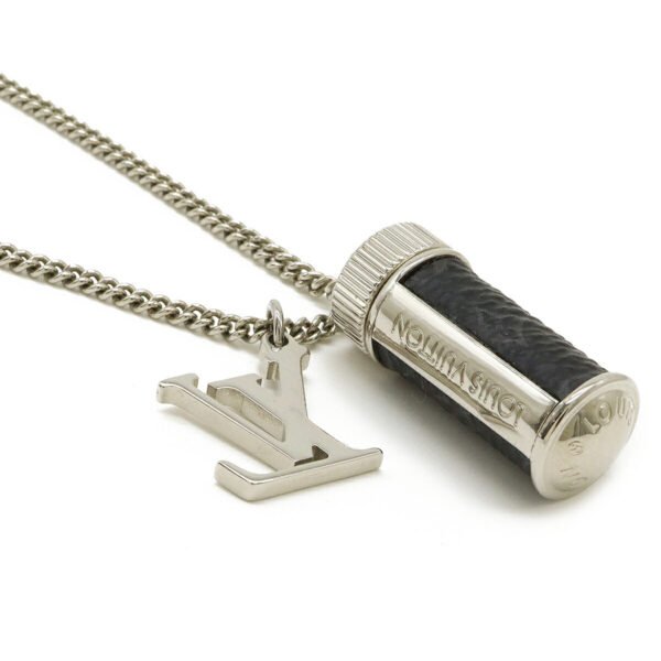Louis Vuitton Monogram Eclipse Pendant Necklace M63641 - Image 4