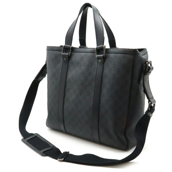 Gucci GG Supreme 2WAY Tote Bag PVC/Leather - Image 2