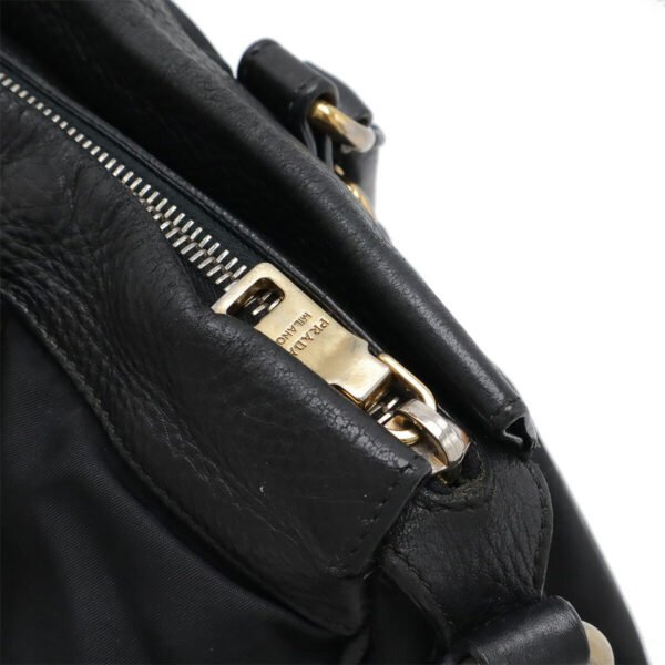 Prada Nylon Leather Tote Bag BT2032 - Image 4