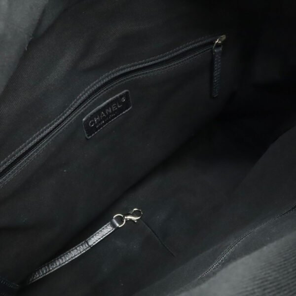 Chanel Matelasse Nylon Canvas Leather Tote Bag - Image 6