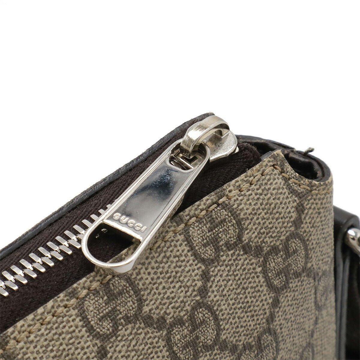 Gucci GG Supreme Shoulder Bag PVC Leather - Image 4