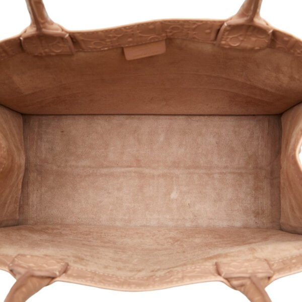 Dior Oblique Book Tote Medium Leather Bag - Image 4