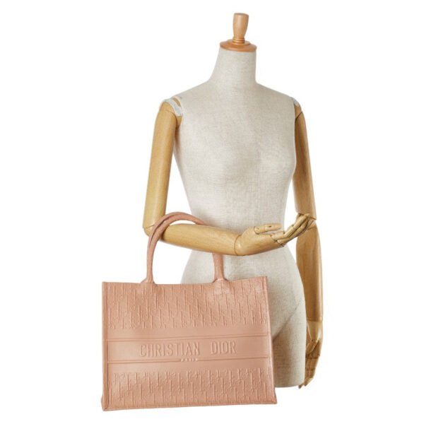 Dior Oblique Book Tote Medium Leather Bag - Image 7