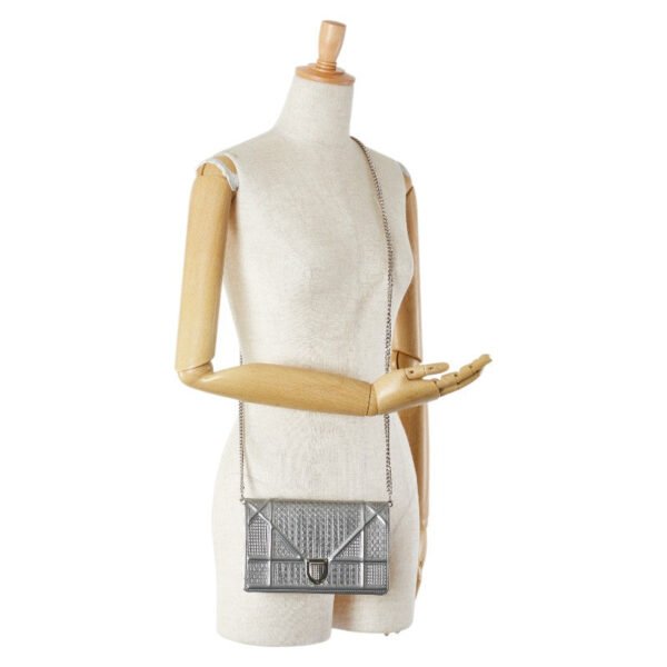 Dior Microcannage Diorama Leather Shoulder Bag - Image 10