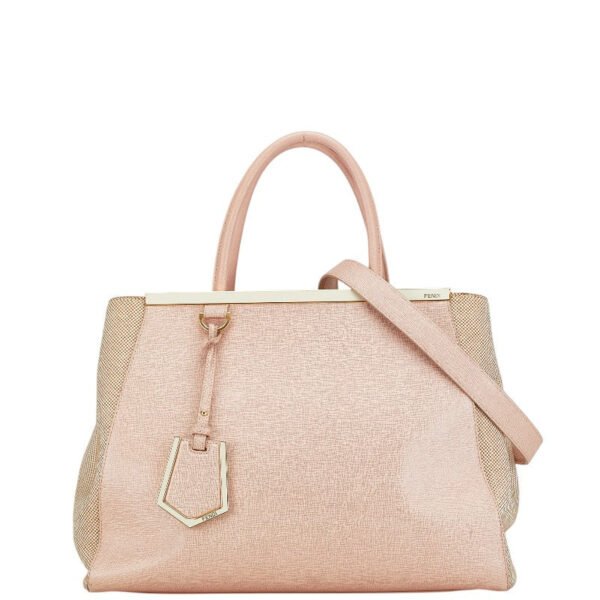 Fendi Leather 2Jours Tote Bag