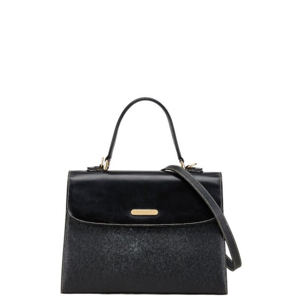 Burberry Nova Check 2WAY Leather Handbag