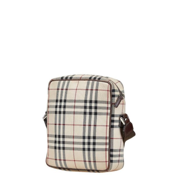 Burberry Nova Check Canvas Leather Shoulder Bag - Image 2