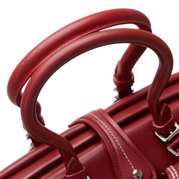 Dior Leather Handbag Red - Image 4