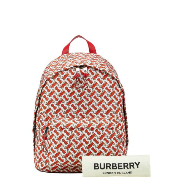 Burberry Nylon Leather Monogram Backpack - Image 10
