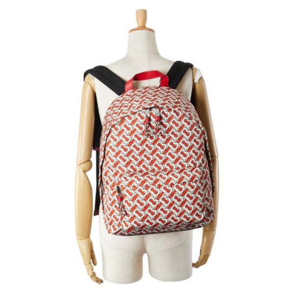 Burberry Nylon Leather Monogram Backpack - Image 11