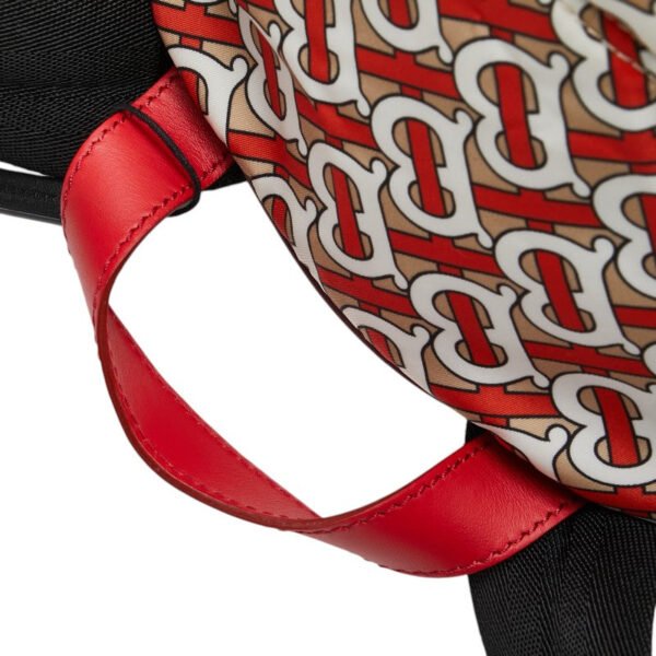 Burberry Nylon Leather Monogram Backpack - Image 4