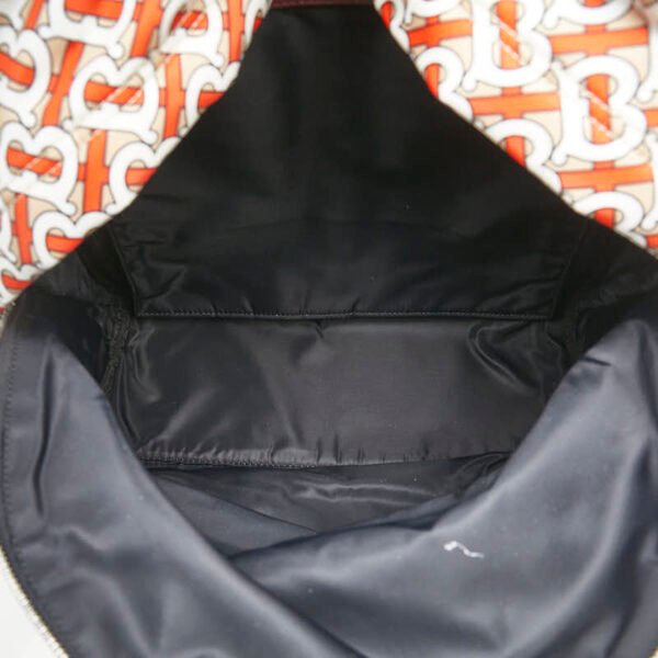 Burberry Nylon Leather Monogram Backpack - Image 5