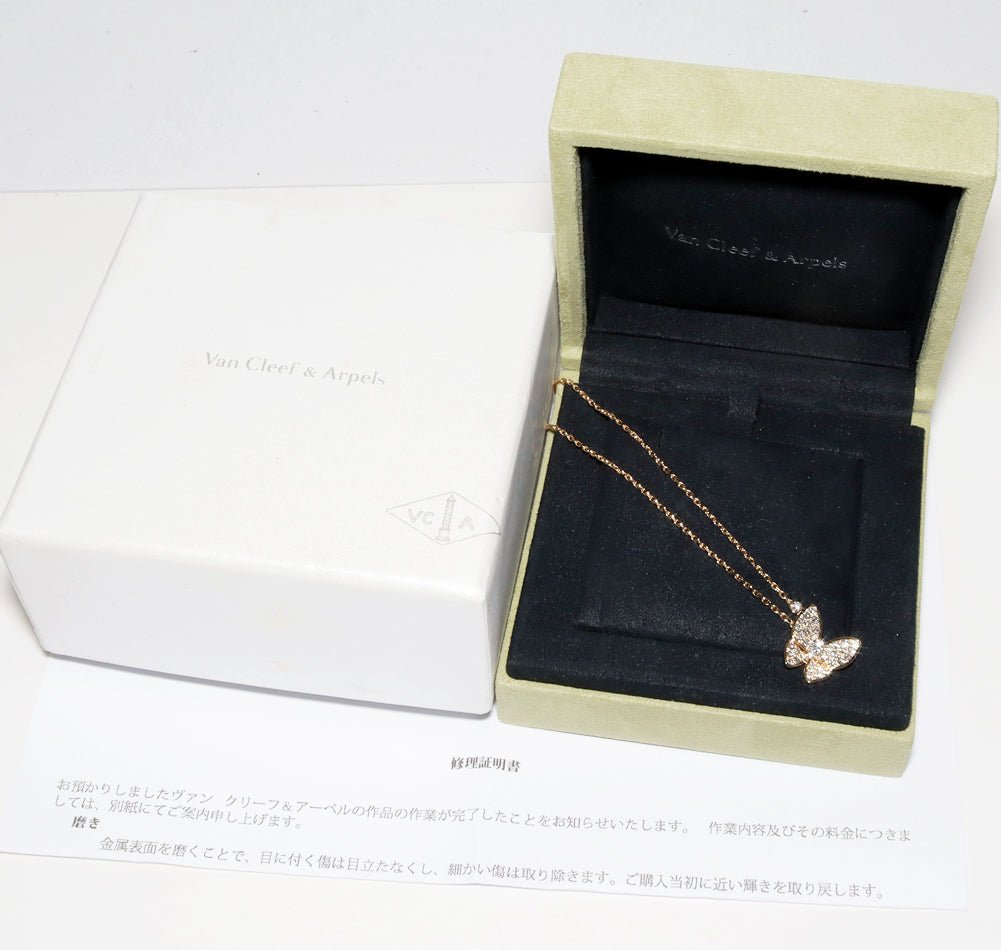 Van Cleef & Arpels K18YG Diamond Pendant Necklace VCARP3DP00 - Image 3