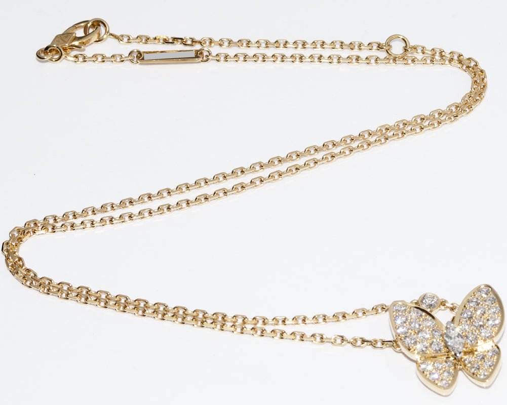 Van Cleef & Arpels K18YG Diamond Pendant Necklace VCARP3DP00 - Image 4