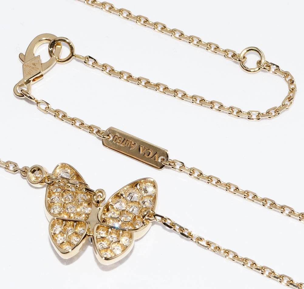 Van Cleef & Arpels K18YG Diamond Pendant Necklace VCARP3DP00 - Image 5