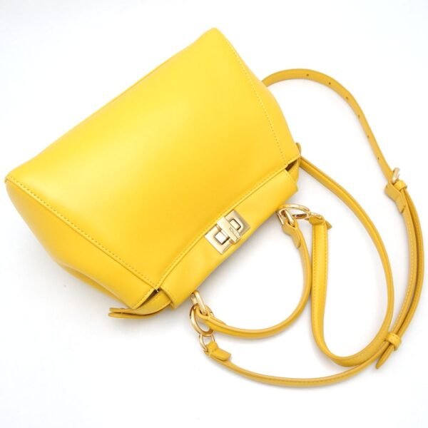 Fendi Mini Peekaboo Leather Handbag 8BN244 - Image 3