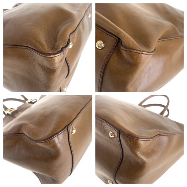 Fendi Brown Leather Tote Bag - Image 4