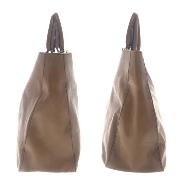 Fendi Brown Leather Tote Bag - Image 5