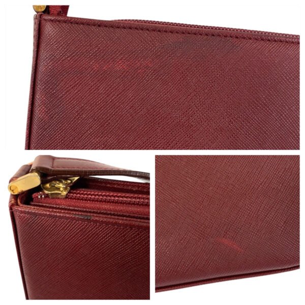 Burberry Leather Check Shoulder Bag - Image 4