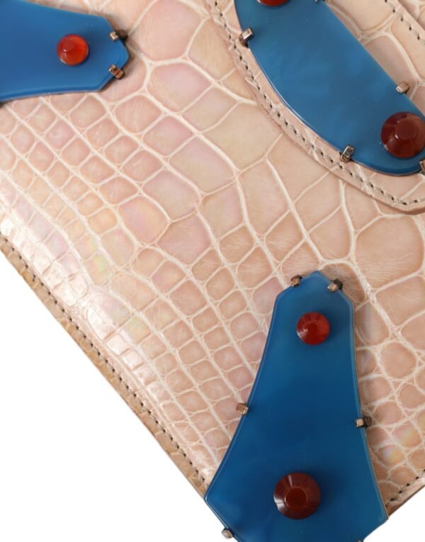 Balenciaga Elegant Mini Chain Beige Clutch for Evening Women's Elegance - Image 15
