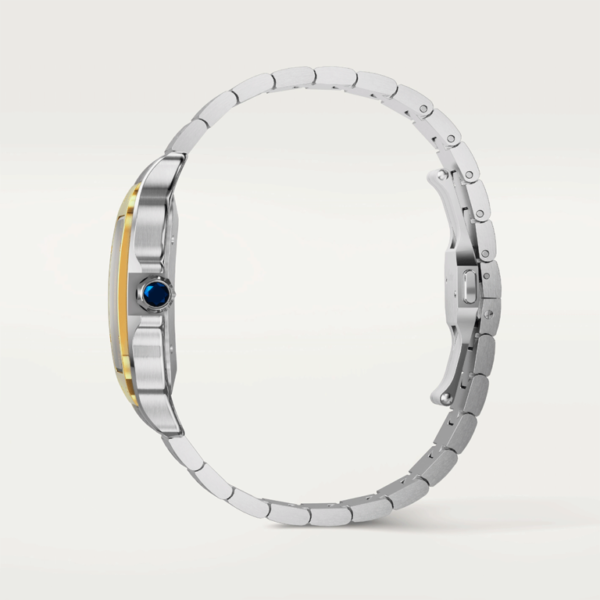 Cartier Santos de Cartier Stainless Steel & 18K Yellow Gold Men's Watch - Image 4